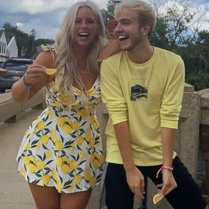 Missguided Lemon dress- size US 10